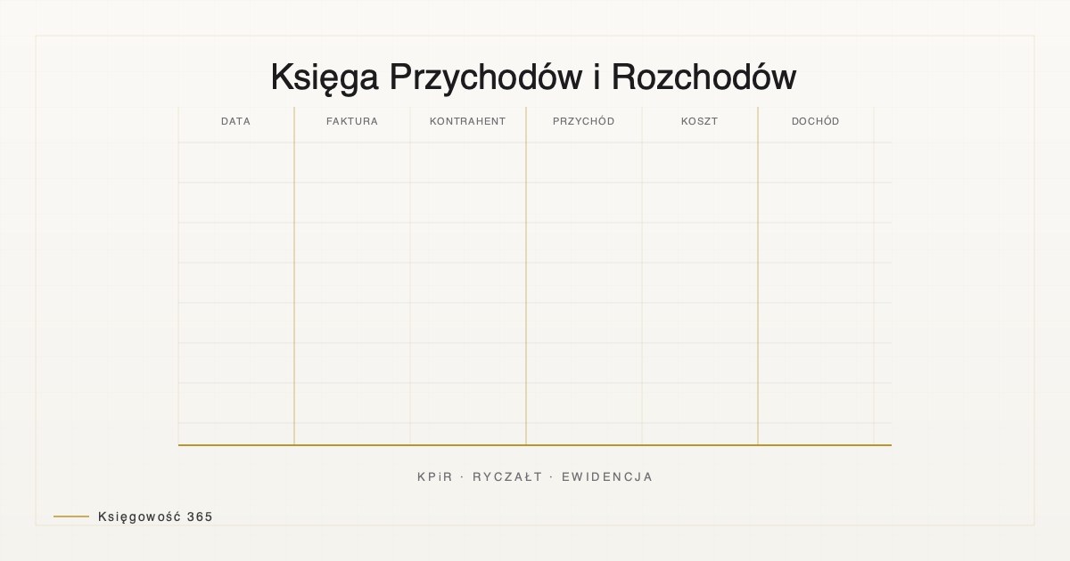 Ilustracja artykułu — KPiR i ryczałt ewidencjonowany 2026
